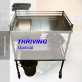 Edelstahl Krankenhaus Dressing Trolley